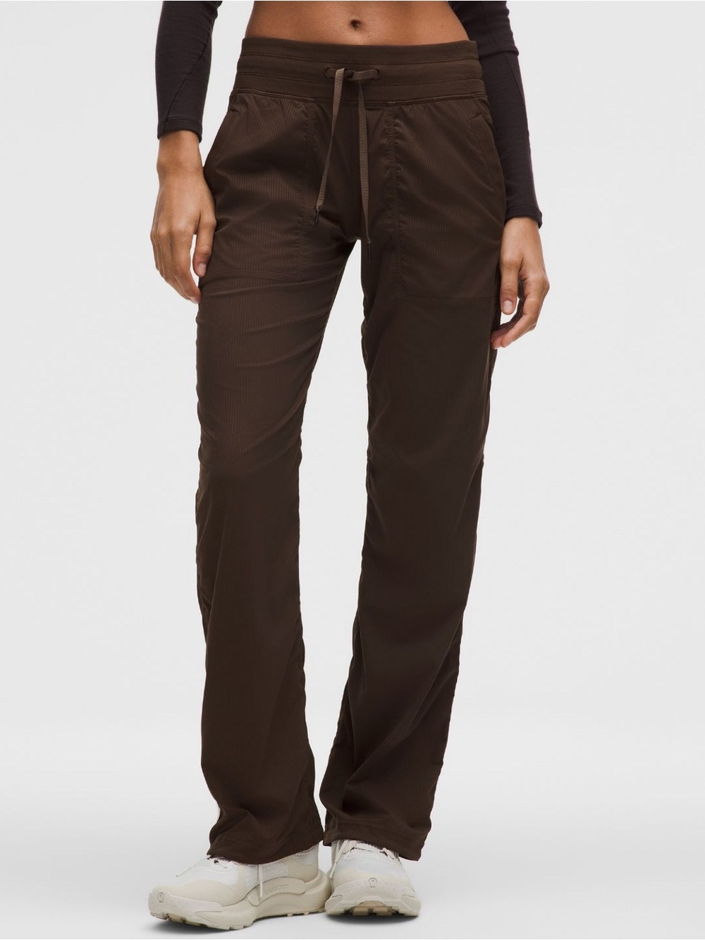 Lululemon Dance Studio Mid Rise Pant in Walnut Crunch